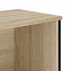 vidaXL Bookcase Bookshelf Book Rack Storage Cabinet Sonoma Oak Engineered Wood - sonoma oak, 50 x 31 x 169 cm - Additional view 6