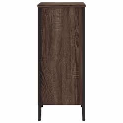 vidaXL Bookcase Bookshelf Book Rack Storage Cabinet Sonoma Oak Engineered Wood - brown oak, 80 x 31 x 74.5 cm - Additional view 4