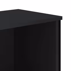 vidaXL Bookcase Bookshelf Book Rack Storage Cabinet Sonoma Oak Engineered Wood - black, 80 x 31 x 106 cm - Additional view 6