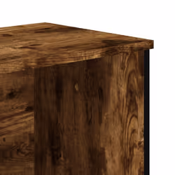 vidaXL Bookcase Bookshelf Book Rack Storage Cabinet Sonoma Oak Engineered Wood - smoked oak, 80 x 31 x 106 cm - Additional view 6