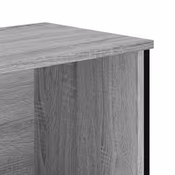 vidaXL Bookcase Bookshelf Book Rack Storage Cabinet Sonoma Oak Engineered Wood - grey sonoma, 80 x 31 x 106 cm - Additional view 6
