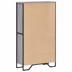 vidaXL Bookcase Bookshelf Book Rack Storage Cabinet Sonoma Oak Engineered Wood - grey sonoma, 80 x 31 x 137.5 cm - Additional view 5