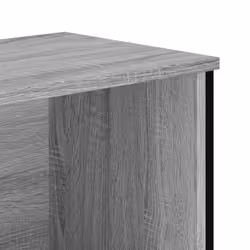 vidaXL Bookcase Bookshelf Book Rack Storage Cabinet Sonoma Oak Engineered Wood - grey sonoma, 80 x 31 x 137.5 cm - Additional view 6