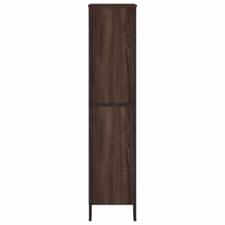 vidaXL Bookcase Bookshelf Book Rack Storage Cabinet Sonoma Oak Engineered Wood - brown oak, 80 x 31 x 137.5 cm - Additional view 4