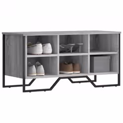 vidaXL Shoe Cabinet Shoe Storage Shelf Shoe Rack Grey Sonoma Engineered Wood