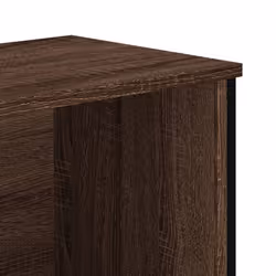 vidaXL Shoe Cabinet Shoe Storage Shelf Shoe Rack Brown Oak Engineered Wood - Additional view 6