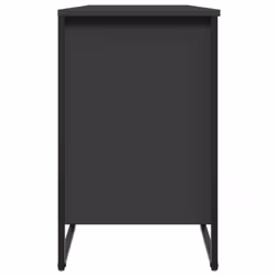 vidaXL Shoe Cabinet Shoe Storage Cupboard Shoe Rack Black Engineered Wood - Additional view 4