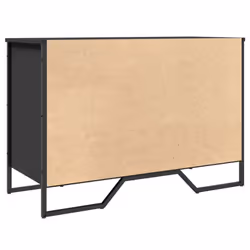 vidaXL Shoe Cabinet Shoe Storage Cupboard Shoe Rack Black Engineered Wood - Additional view 5
