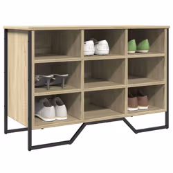 vidaXL Shoe Cabinet Shoe Storage Shelf Shoe Rack Sonoma Oak Engineered Wood