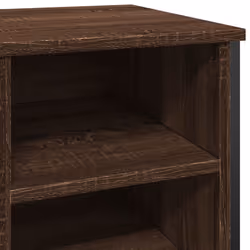 vidaXL Shoe Cabinet Shoe Storage Shelf Shoe Rack Brown Oak Engineered Wood - Additional view 6
