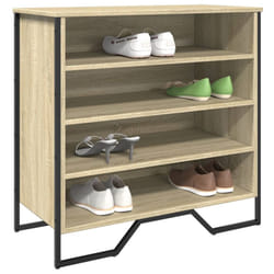 vidaXL Shoe Cabinet Shoe Storage Shelf Shoe Rack Sonoma Oak Engineered Wood