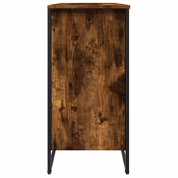 vidaXL Shoe Cabinet Shoe Storage Shelf Shoe Rack Smoked Oak Engineered Wood - Additional view 4