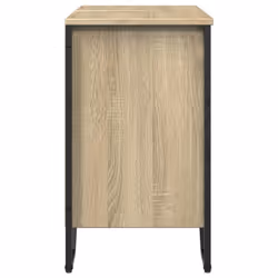 vidaXL Bathroom Sink Cabinet Storage Cupboard Vanity Unit Engineered Wood - sonoma oak - Additional view 4