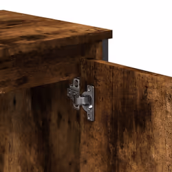 vidaXL Bathroom Sink Cabinet Storage Cupboard Vanity Unit Engineered Wood - smoked oak - Additional view 6