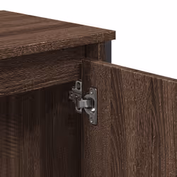 vidaXL Bathroom Sink Cabinet Storage Cupboard Vanity Unit Engineered Wood - brown oak - Additional view 6