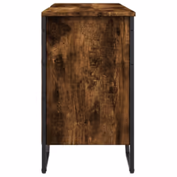 vidaXL Bathroom Sink Cabinet Storage Vanity Unit Grey Sonoma Engineered Wood - smoked oak - Additional view 4