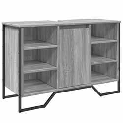 vidaXL Bathroom Sink Cabinet Storage Vanity Unit Grey Sonoma Engineered Wood - grey sonoma