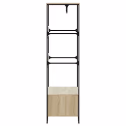 vidaXL Wardrobe Closet Clothes Storage Organiser Sonoma Oak Engineered Wood - Additional view 4
