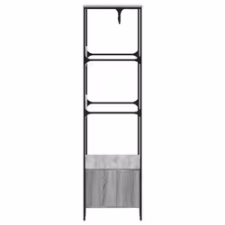 vidaXL Wardrobe Closet Clothes Storage Organiser Grey Sonoma Engineered Wood - Additional view 4