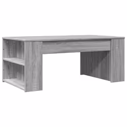 vidaXL Coffee Table Hallway Side End Table Tea Sofa Table Engineered Wood - grey sonoma - Additional view 5