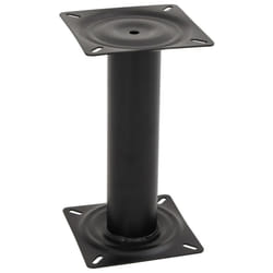 vidaXL Boat Seat Pedestal Swivel Boat Seat Base Adjustable Height Black Steel - 33 cm