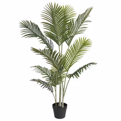 vidaXL Artificial Palm Tree Fake Plant Fake Tree Artificial Plant Green PP - 120 cm