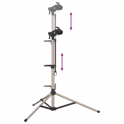 vidaXL Bike Repair Stand Foldable Adjustable Bike Workstand Hanger Aluminium - Additional view 7