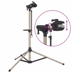 vidaXL Bike Repair Stand Foldable Adjustable Bike Workstand Hanger Aluminium - Additional view 8