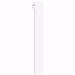 vidaXL Vitrine Cabinet Wall Mounted Cabinet Floating Cabinet Engineered Wood - white, 100 x 8.5 x 75 cm - Additional view 4