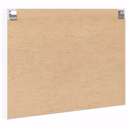 vidaXL Vitrine Cabinet Wall Mounted Cabinet Floating Cabinet Engineered Wood - white, 100 x 8.5 x 75 cm - Additional view 5