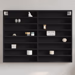 VidaXL 847934 shelve Wood Black