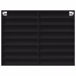 VidaXL 847934 shelve Wood Black - Additional view 4
