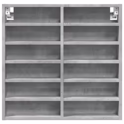 VidaXL 847943 shelve Wood Grey - Additional view 4