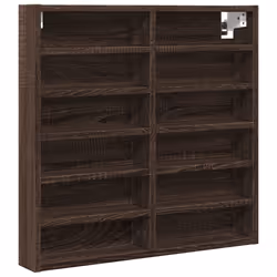 VidaXL 847946, Wood, Brown, Wood, 60 kg, 12 shelves, 1000 mm, 85 mm