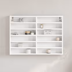VidaXL 847954 shelve Wood White