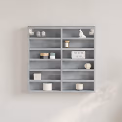 VidaXL 847957 shelve Wood Grey
