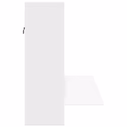 vidaXL Wall-Mounted Desk Home Folding Table Drop-Leaf Table Engineered Wood - white - Additional view 4