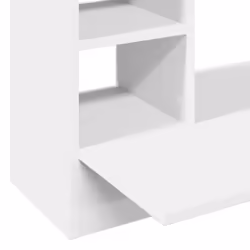 vidaXL Wall-Mounted Desk Home Folding Table Drop-Leaf Table Engineered Wood - white - Additional view 7