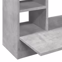 vidaXL Wall-Mounted Desk Home Folding Table Drop-Leaf Table Engineered Wood - concrete grey - Additional view 6