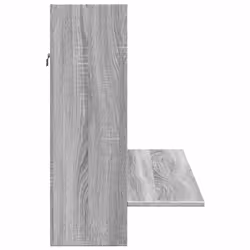 vidaXL Wall-Mounted Desk Home Folding Table Drop-Leaf Table Engineered Wood - grey sonoma - Additional view 4