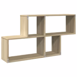 vidaXL Wall Shelf Floating Shelf Wall Storage Shelf Wall Rack Engineered Wood - sonoma oak - Additional view 5