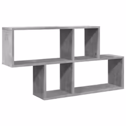 vidaXL Wall Shelf Floating Shelf Wall Storage Shelf Wall Rack Engineered Wood - concrete grey