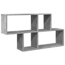 vidaXL Wall Shelf Floating Shelf Wall Storage Shelf Wall Rack Engineered Wood - concrete grey