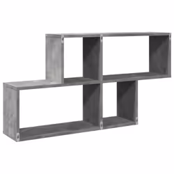 vidaXL Wall Shelf Floating Shelf Wall Storage Shelf Wall Rack Engineered Wood - concrete grey - Additional view 5