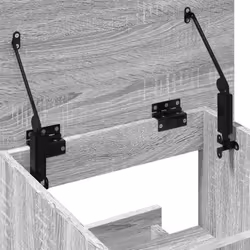 vidaXL Lectern with Wheels and Drawer Pulpit Podium Stand Engineered Wood - grey sonoma - Additional view 8