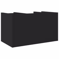 vidaXL Desk Organiser Tray Organiser Office File Organiser Engineered wood - black - Additional view 5
