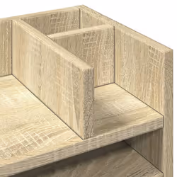 vidaXL Desk Organiser Tray Organiser Office File Organiser Engineered wood - sonoma oak - Additional view 6