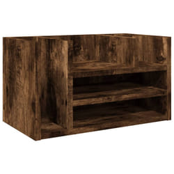 vidaXL Desk Organiser Tray Organiser Office File Organiser Engineered wood - smoked oak
