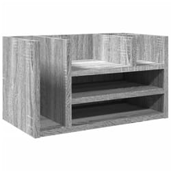 vidaXL Desk Organiser Tray Organiser Office File Organiser Engineered wood - grey sonoma