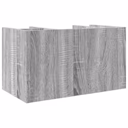vidaXL Desk Organiser Tray Organiser Office File Organiser Engineered wood - grey sonoma - Additional view 5